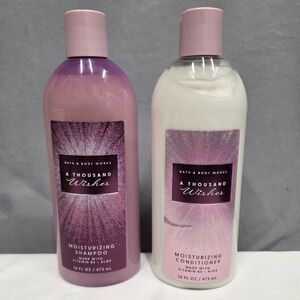 New Bath & Body Works A Thousand Wishes Shampoo & Conditioner Hair Set 16 fl oz